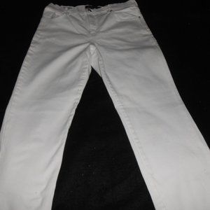 GLORIA VANDERBILT WHITE JEANS HIGH WAISTED SIZE 12